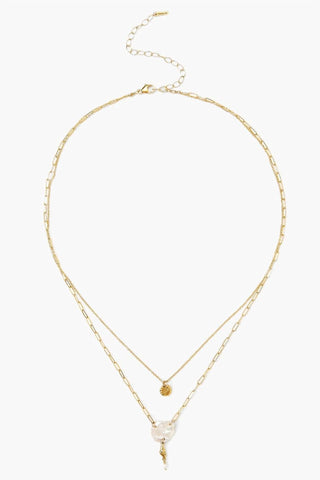 Chan Luu - Women's Keshi Pearl Layered Necklace