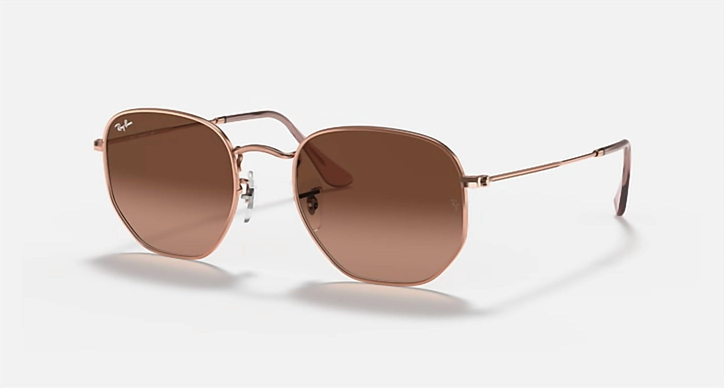 Ray Ban - Hexagonal Flat Lens Medium Non Polarized Sunglasses Rb3548n 9069a5