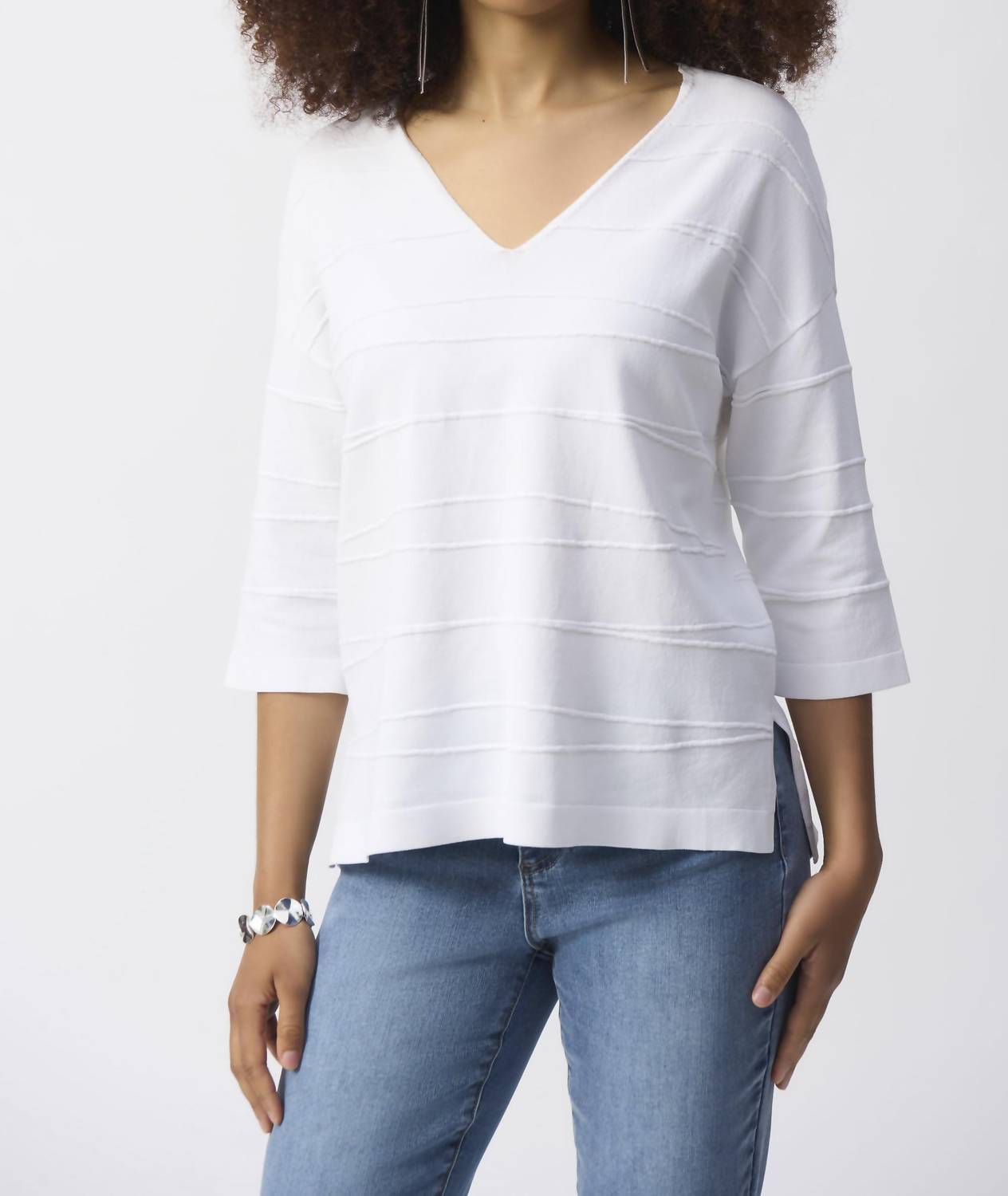 Joseph Ribkoff - Jacquard Sweater Knit Pullover