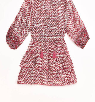 MABE - Vestido curto Viti em camadas