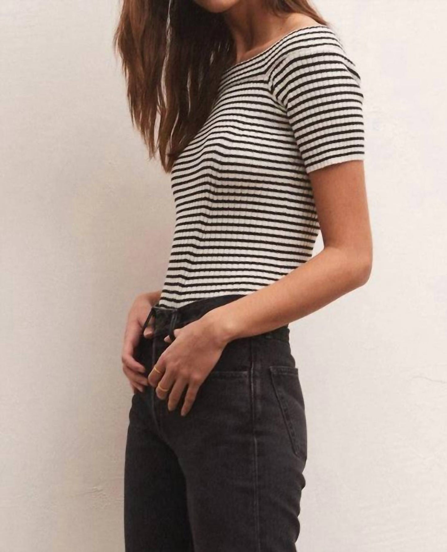 Z Supply - Birdie Off Shoulder Stripe Top