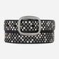 Amsterdam Heritage - Women's Britta Buckle Studded Leather Belt