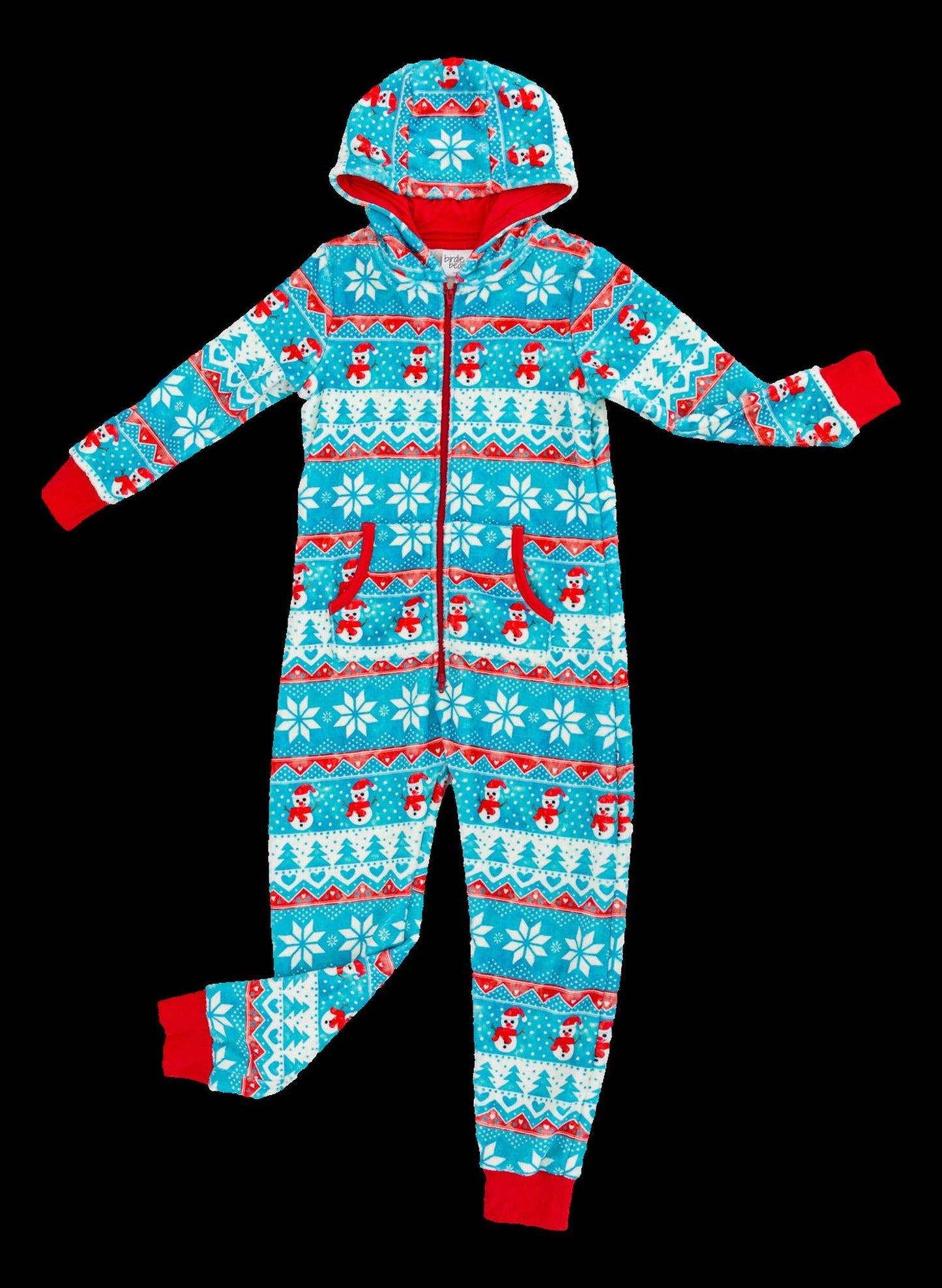 Birdie Bean - Kid's Microfleece Hooded Jumpsuit
