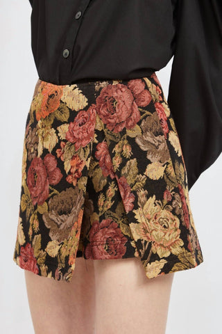 En Saison - Jardin Jacquard Mini Skort