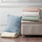 3 Piece Reversible Scalloped Edge Quilt Set - Blue King/Cal King