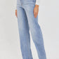 Cello - Jillian High Rise Asymmetrical Button Dad Jeans