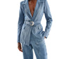 As By Df - Dominga Denim Blazer