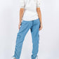 Paparazzi - Tencel Denim Cinched Cargo Pant