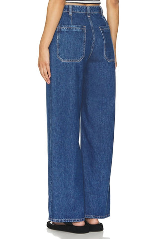 Free People - Calça Jeans Palmer com Punho