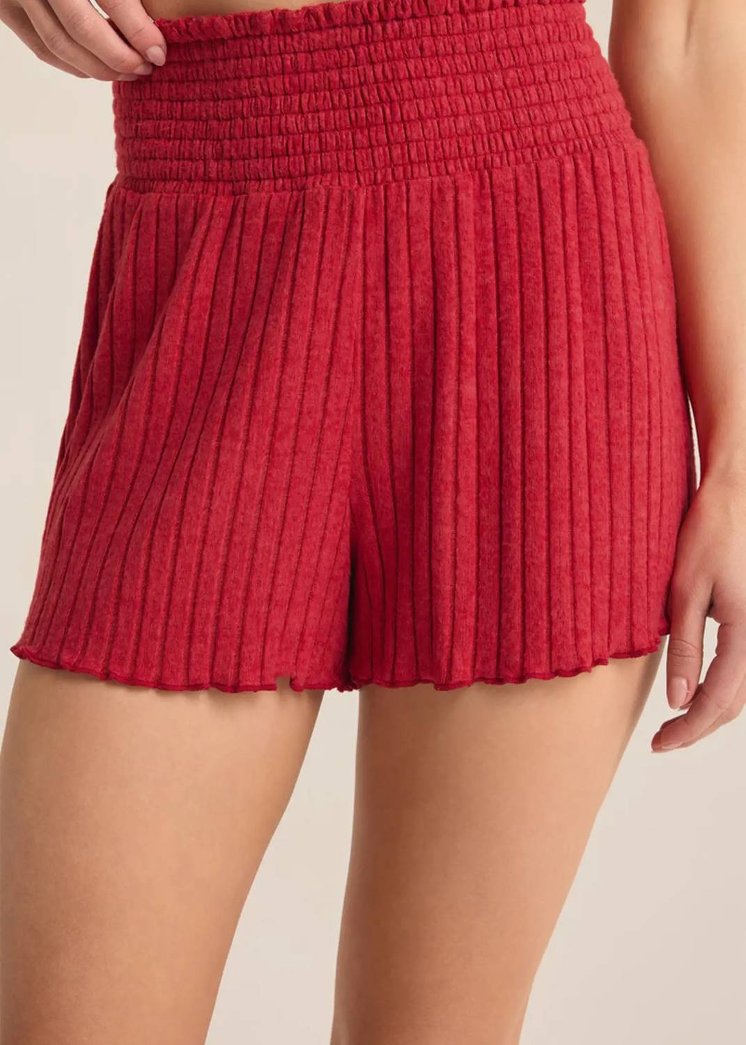 Z Supply - Dawn Rib Smocked Short