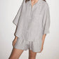 Deiji Studios - The 03 Oversized Box Shirt & Boxer Style Shorts Set