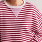 Free People - Classic Striped Oversized Crewneck Sweater