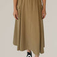 Aaron & Amber - Cotton Cargo Maxi Skirt