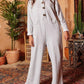 Bucketlist - French Terry Boxy Button Up Jumpsuit