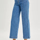 Risen - Full Size High Rise Wide Leg Jeans