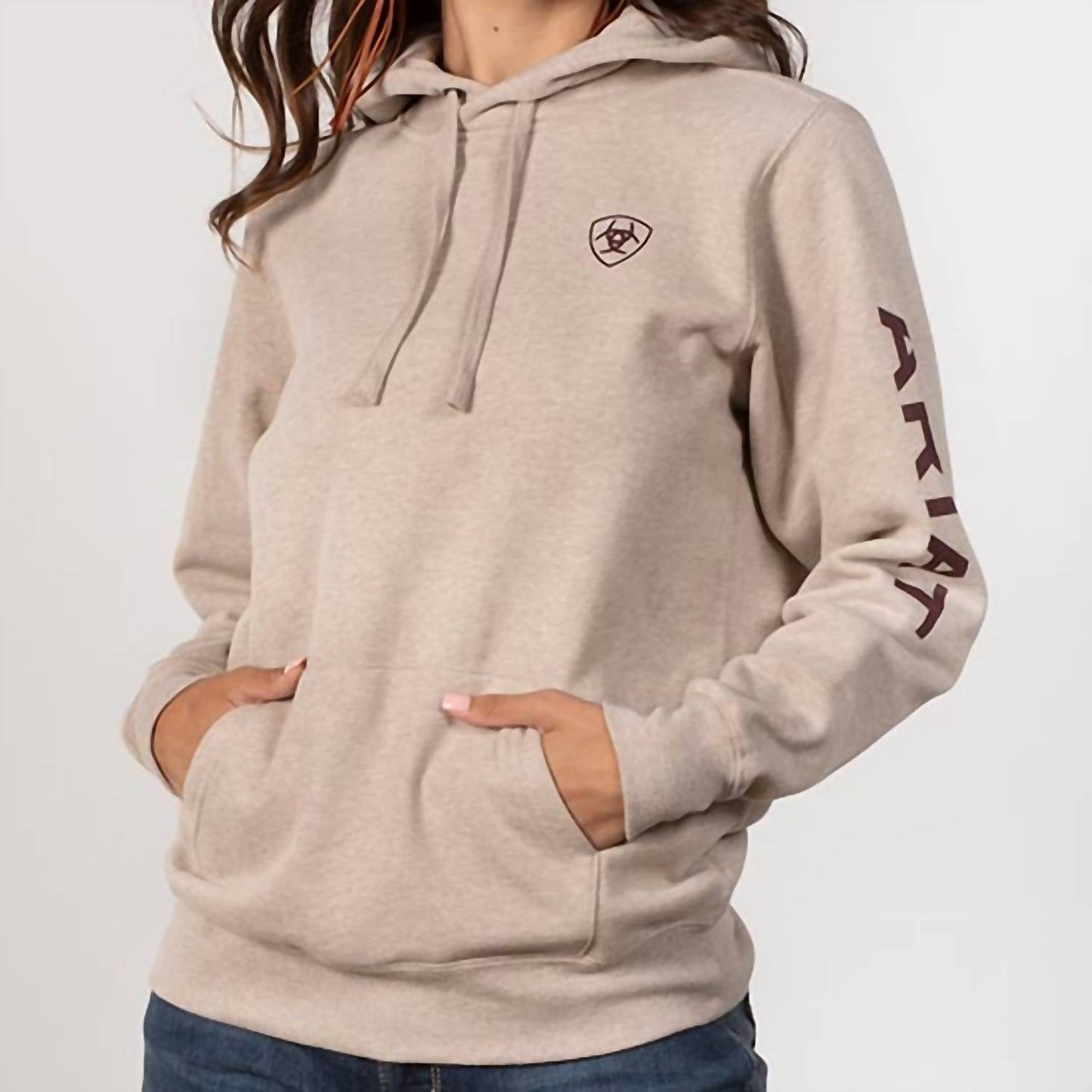 Ariat - Ribbed Cuffs And Hem Hoodie