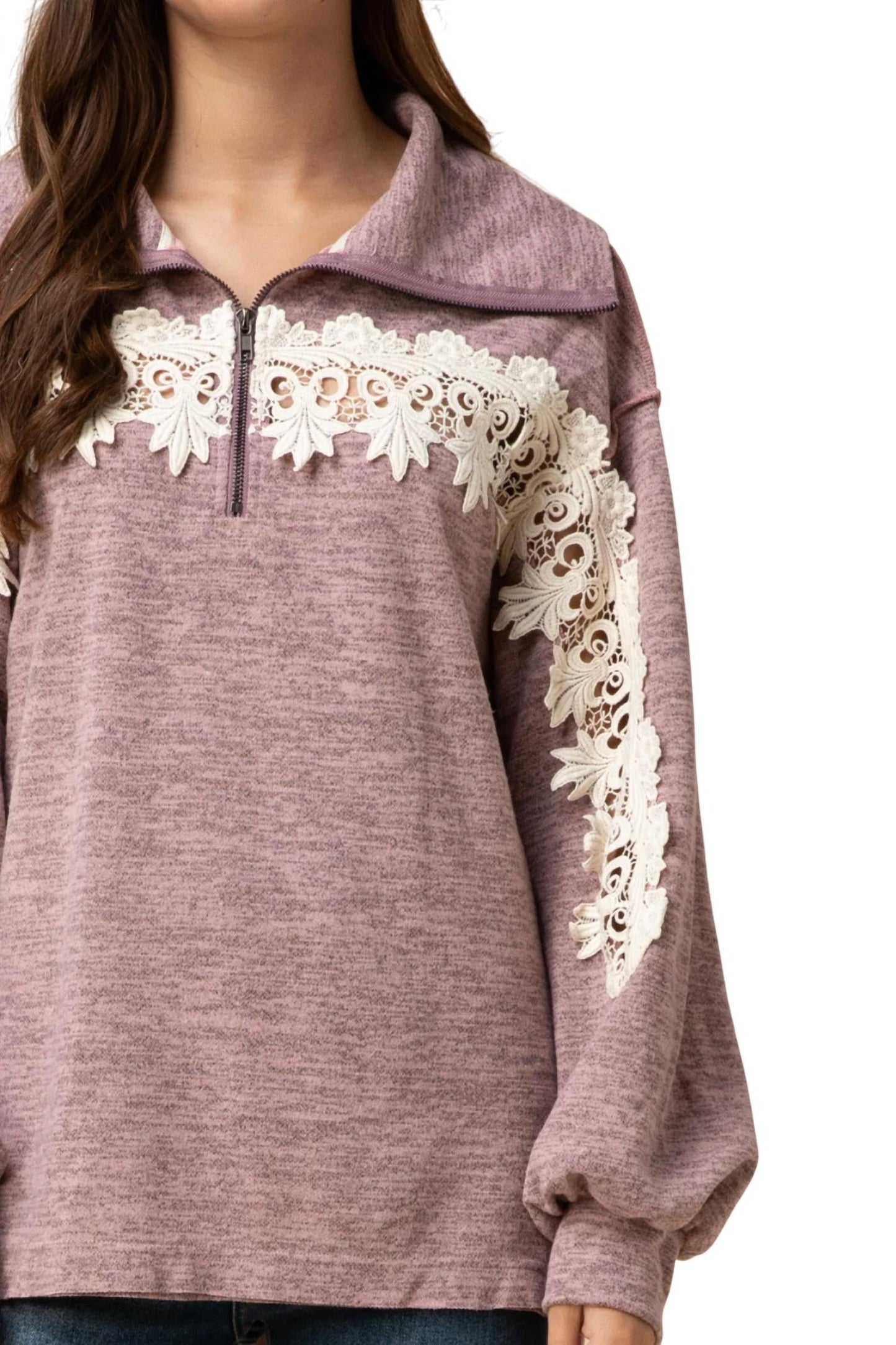 Entro - All About the Lace Pullover