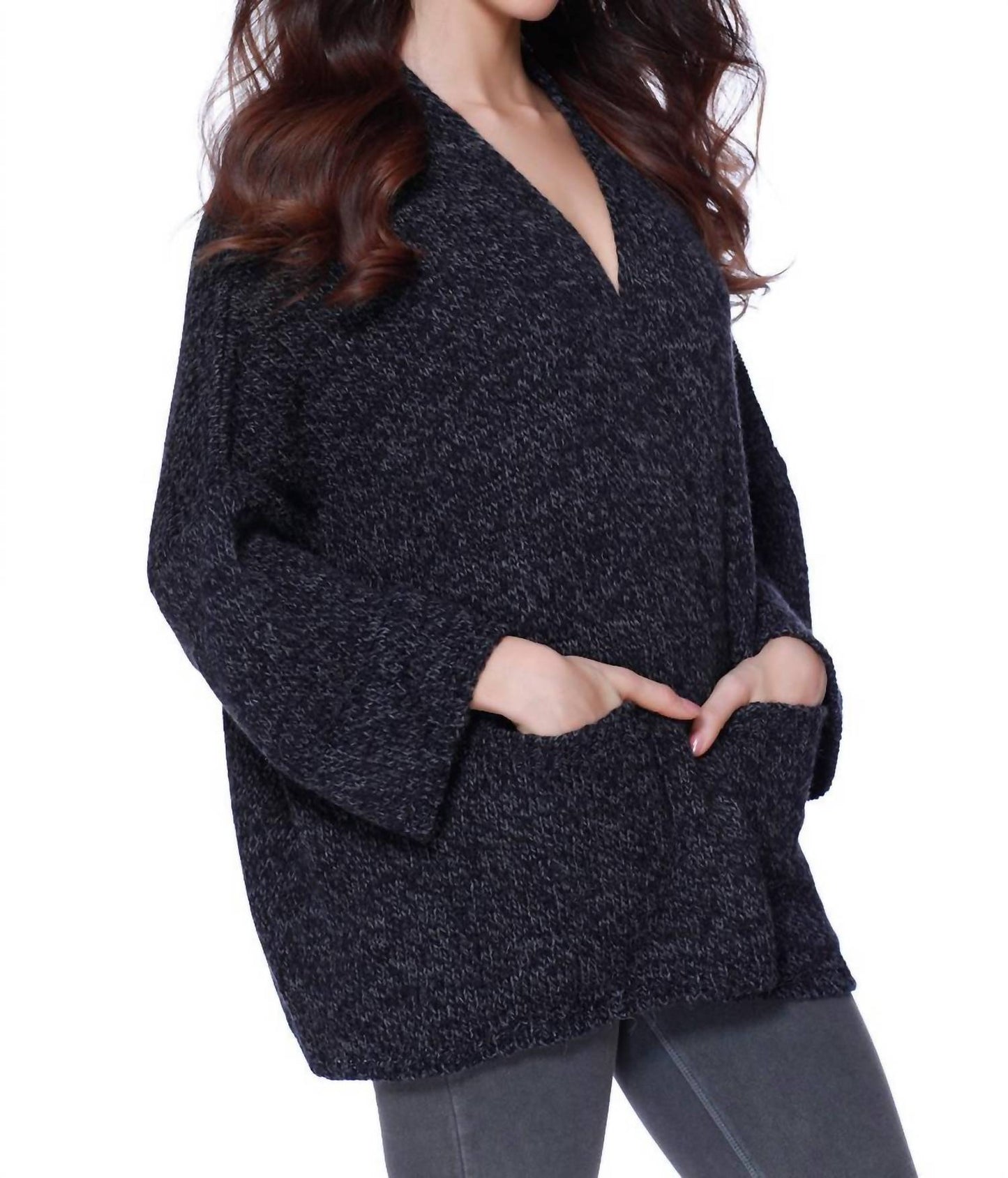 French Kyss - Camille Short Open Cardigan W/ Pockets
