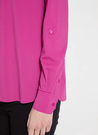 Lysse - Camisa com aba dobrável e botões