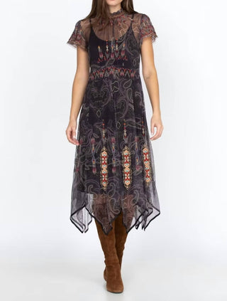 Johnny Was - Vestido de malha Leticia