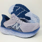 Tênis de corrida feminino New Balance 1080 V10, azul, tamanho 5,5 B(M) EUA