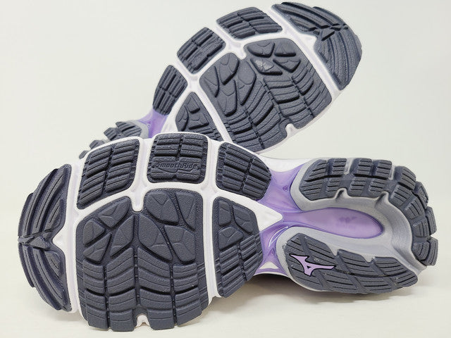 Tênis de corrida Mizuno Wave Inspire 16 feminino, azul vapor/prata