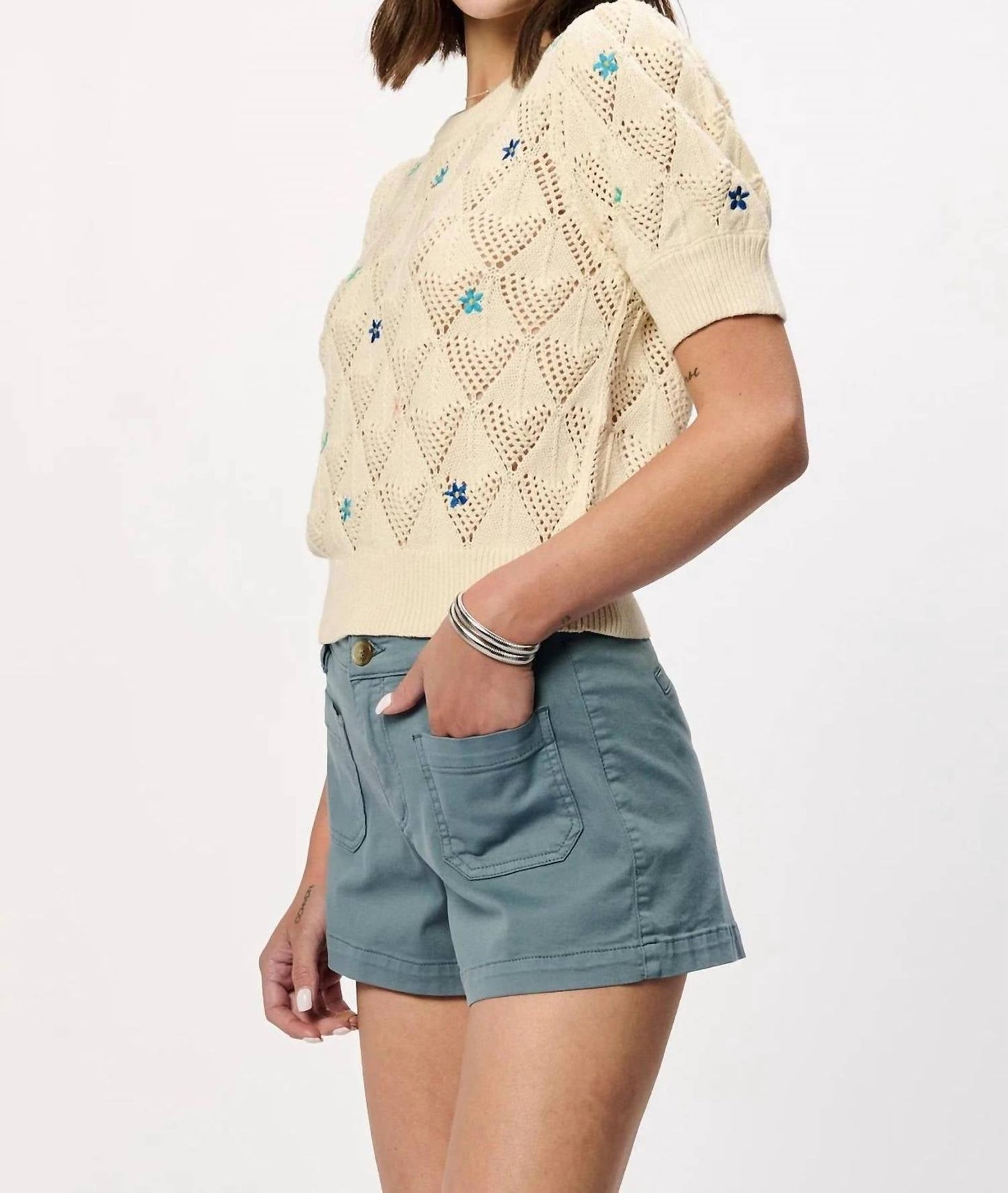 Another Love - Julia Vintage Floral Sweater
