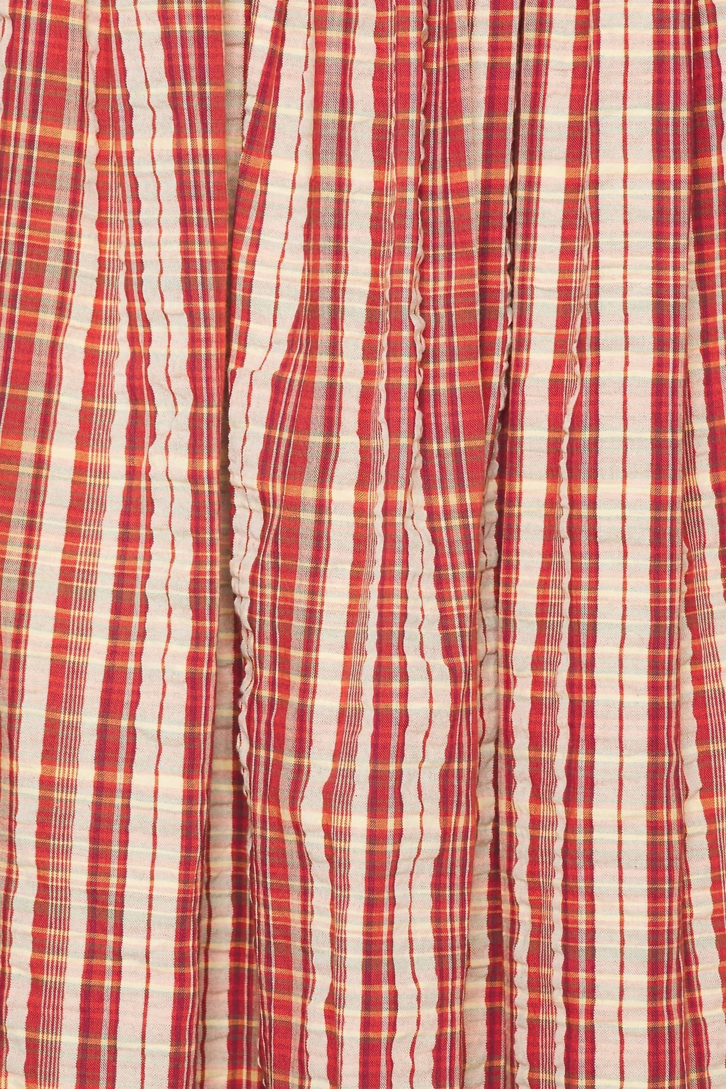 Free People - Nightingale Smocked Plaid Midi Dress