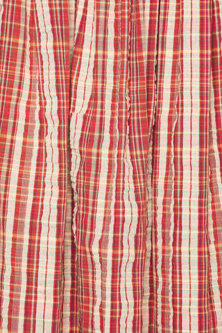 Free People - Vestido midi xadrez Nightingale Smocked