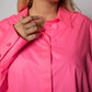 Good American - COATED POPLIN WEEKEND SHIRT