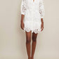 Cara Cara - Robin Embroidered Eyelet Mini Dress