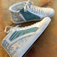 Miim - Women's Kyle Rubber Lace-up Glitter Leather Sneakers