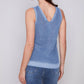 Charlie B - Cold-dye V-neck Knit Camisoles