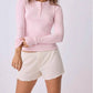 Pj Salvage - Back To Basics Pointelle Long Sleeve Top