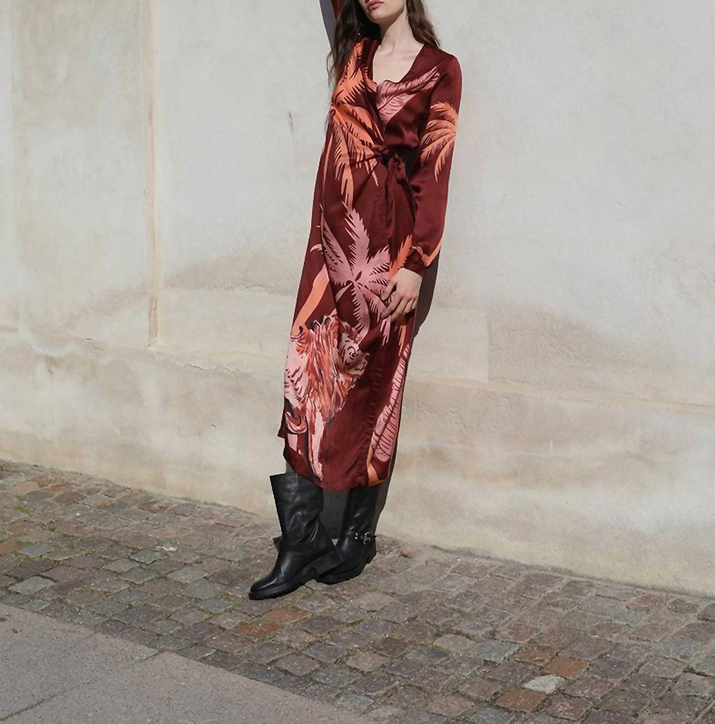 Las Sureñas - Lion Palms Long Dress