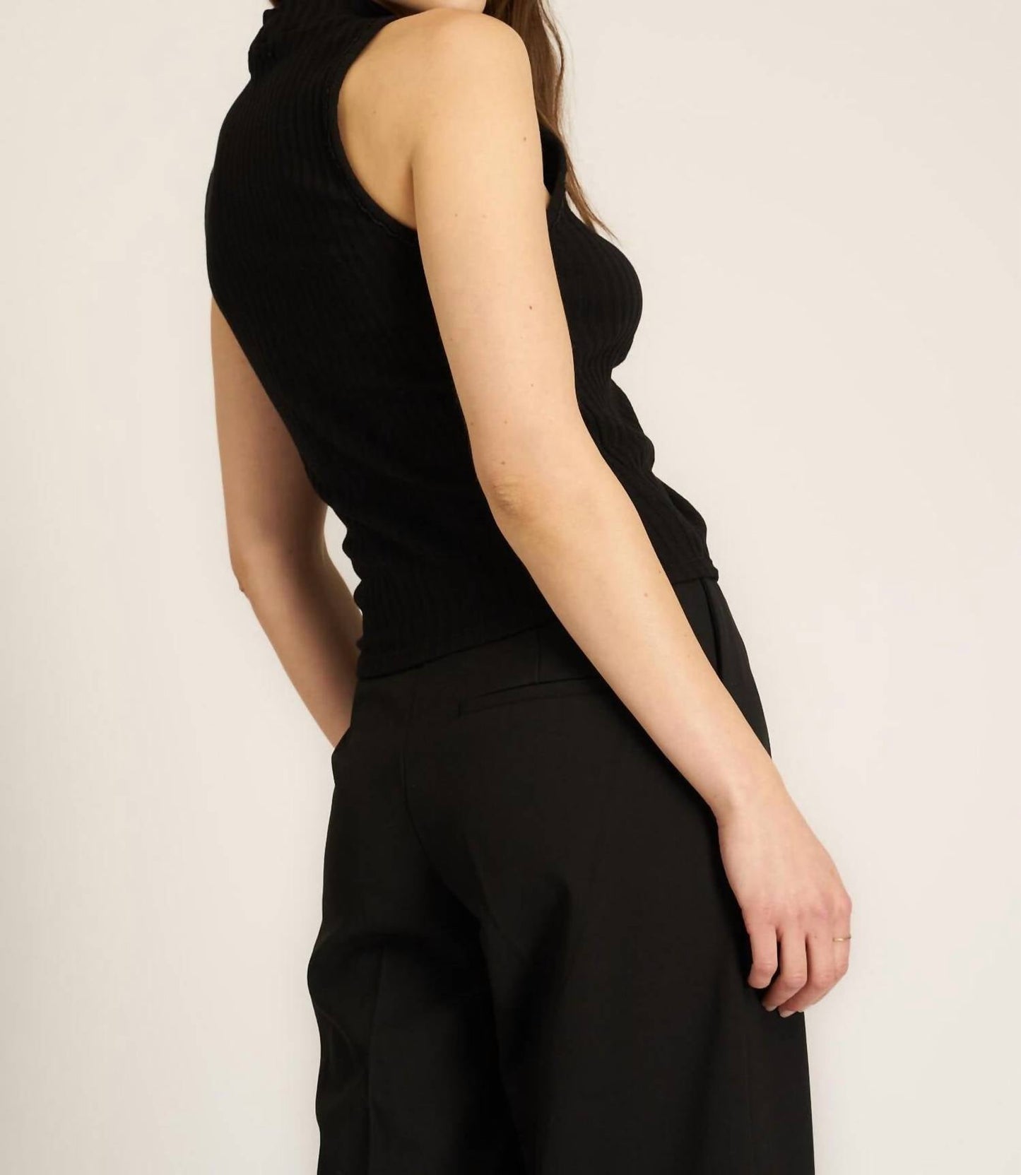 Project Social T - In Your Head Ruched Front Sweater Tank Top