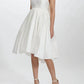Amsale - Taffeta Strapless Babydoll Wedding Dress