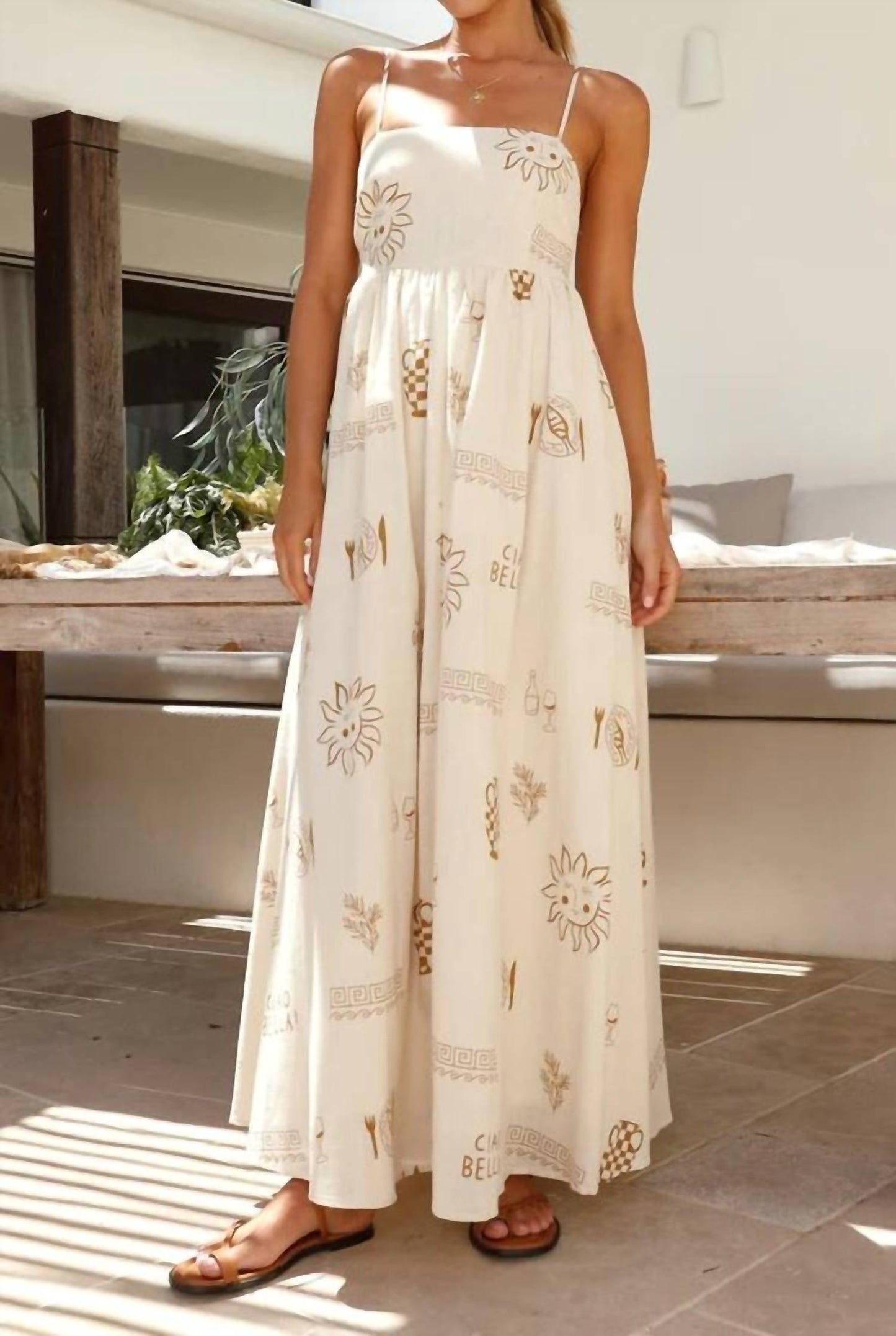 Little Trendy - Iris Floral Printed Maxi Dress