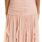 Veronica Beard - Lucine Ruched Silk-crepon Halterneck Maxi Dress