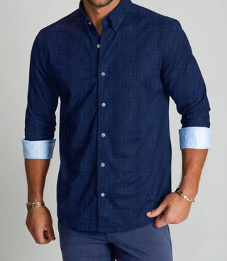 Buki - Moody Blues Plaid Long Sleeve Tech Shirt