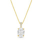 Diana M Jewels - Women's Lab Grown Diamond Solitaire Pendant Necklace