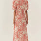 Exquise - Adaline V-neck Midi Dress