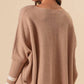 Bibi - Batwing Striped Sweater