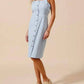 Trendsi - So Me Button Down Pocket Front Pinafore Dress