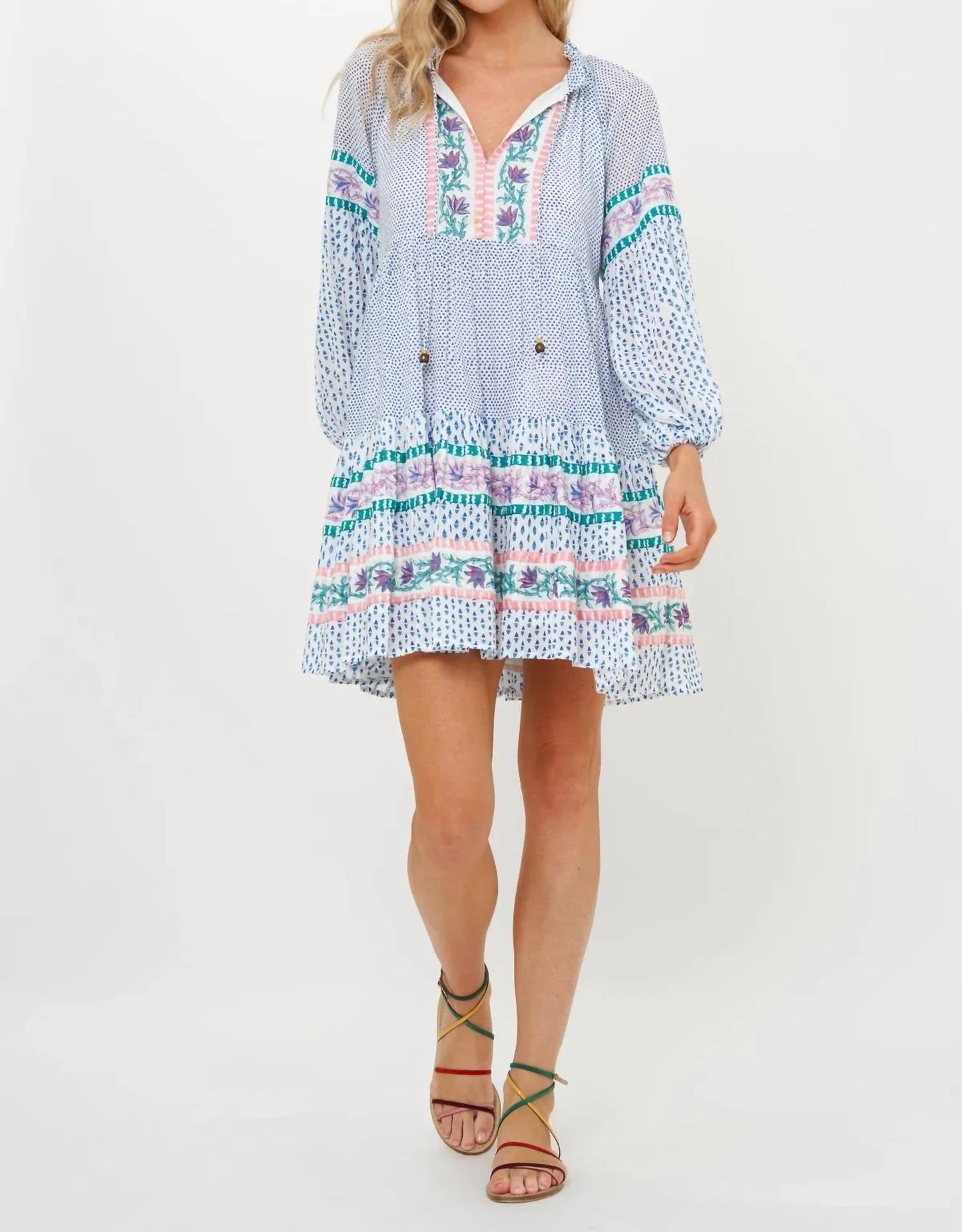 Oliphant - Balloon Sleeve Short Mini Dress