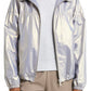 zella Shine Lightweight Packable Jacket in Silver Iridescent , Size X-Large