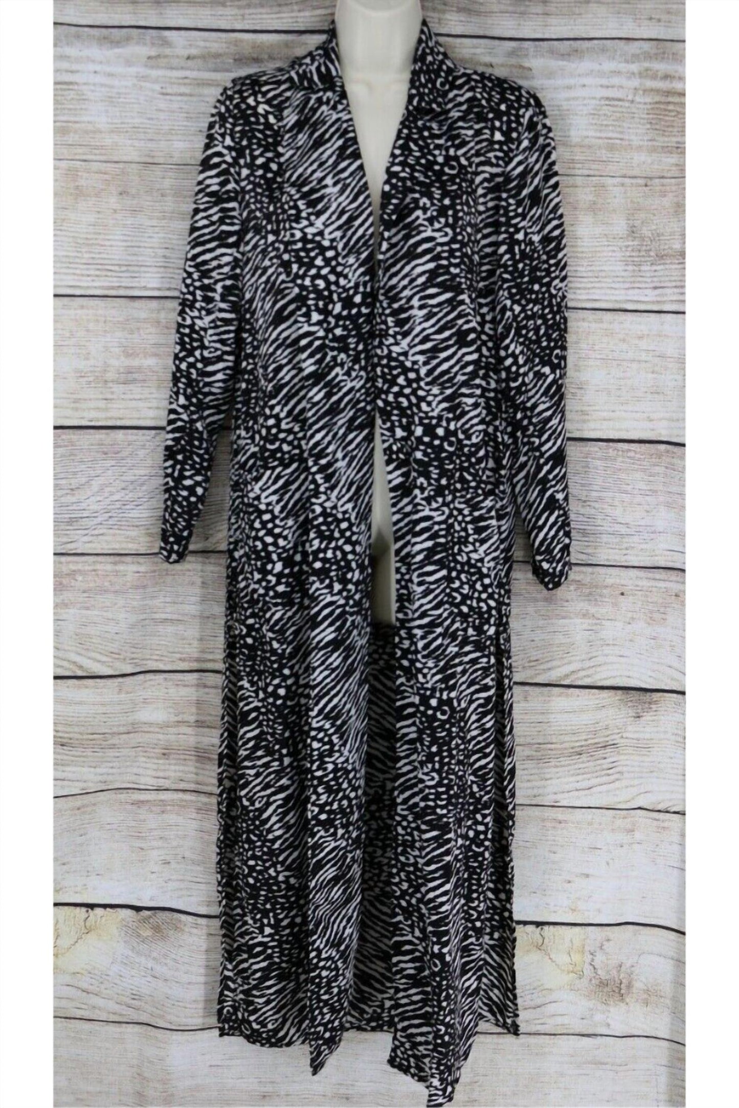 Fashion Nova - Women's Tiger Stripe Open Cover Up