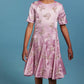 Sasha+Z - Floral Embroidered Satin Dress
