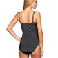Kallure - Twist Front Underwire One Piece Swimsuit