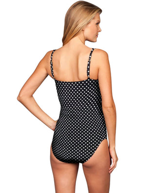 Kallure - Twist Front Underwire One Piece Swimsuit